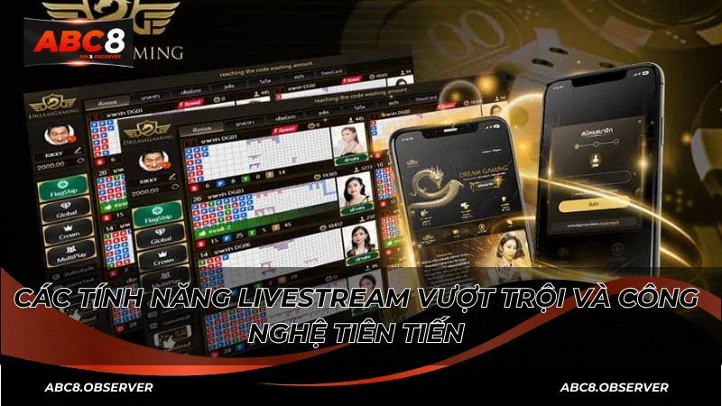 Các tính năng livestream vượt trội và công nghệ tiên tiến