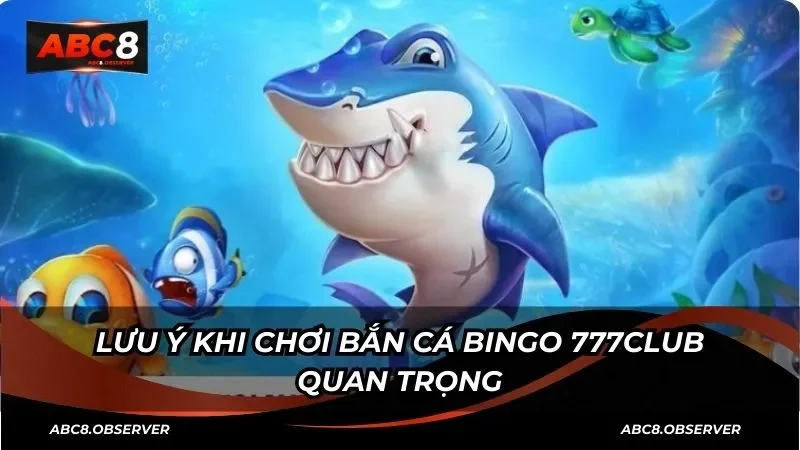 Lưu ý khi chơi bắn cá Bingo 777Club quan trọng
